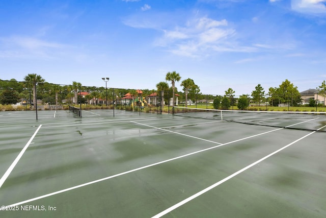 view of sport court