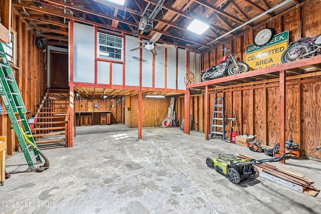 misc room featuring concrete flooring