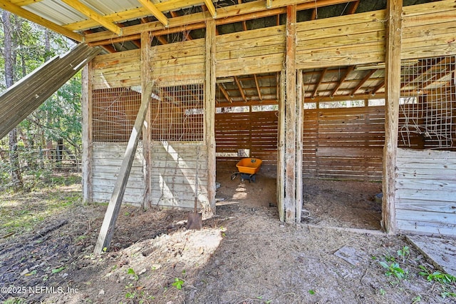 view of stable