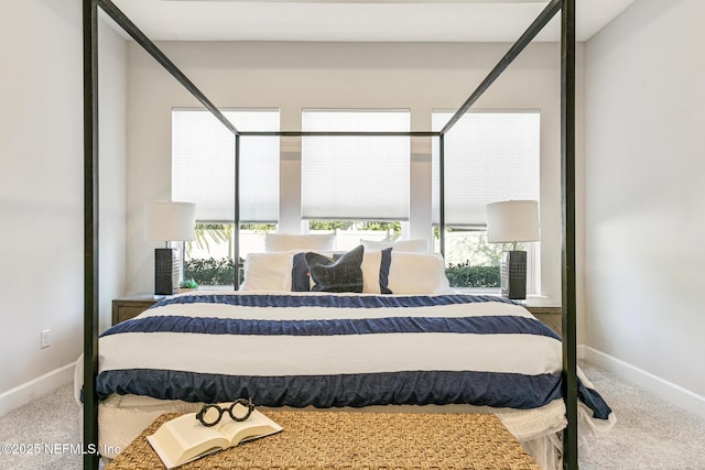 bedroom featuring carpet flooring