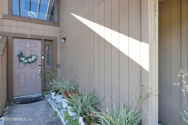 view of entrance to property