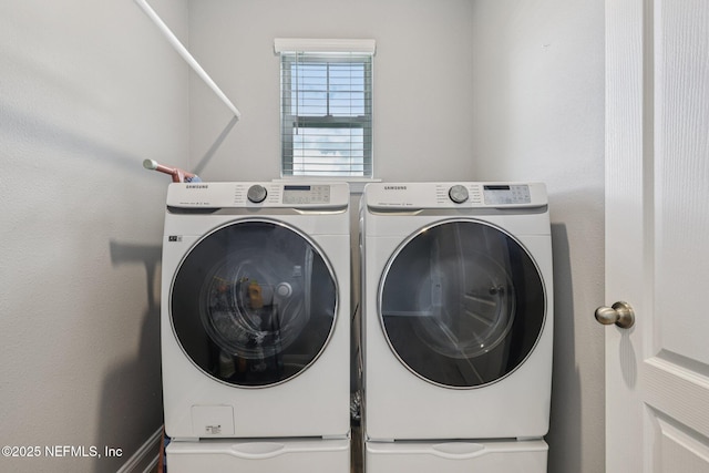 234 Thistleton Way, Saint Augustine, FL 32092 - laundry area with separate washer and dryer