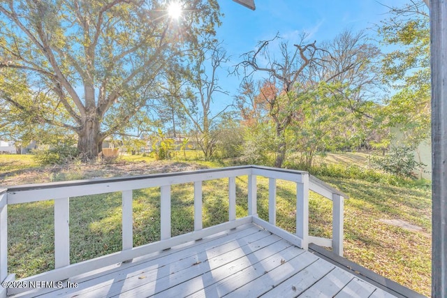 view of deck