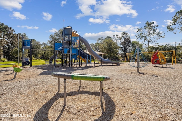 view of play area