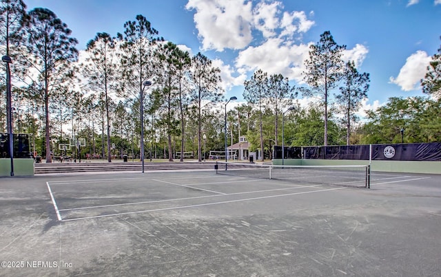 view of sport court