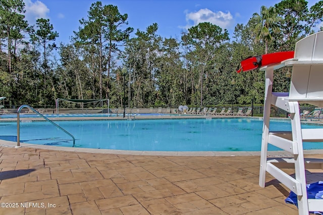 view of pool