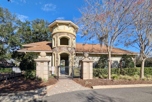 view of front of home