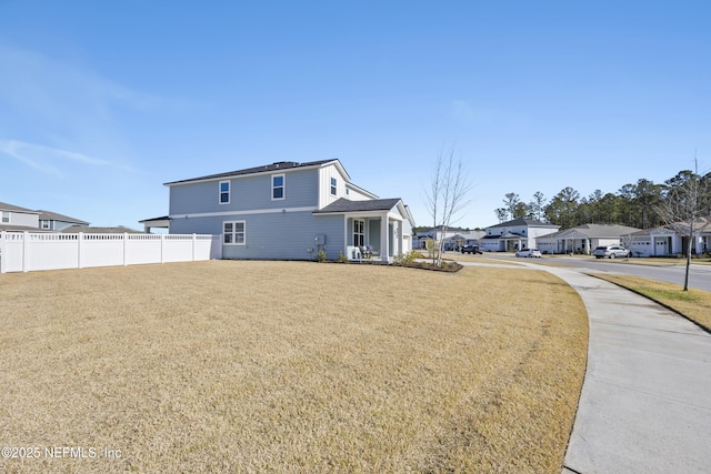 exterior space featuring a yard