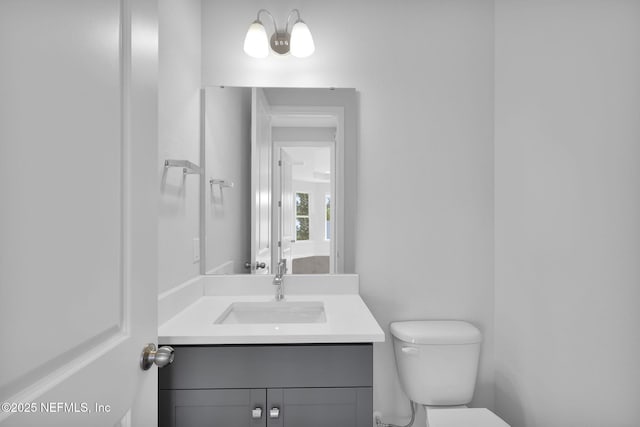 374 Sutton Dr, Ponte Vedra, FL 32081 - half bath with vanity and toilet