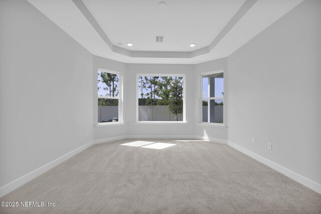 374 Sutton Dr, Ponte Vedra, FL 32081 - carpeted spare room featuring recessed lighting and a raised ceiling