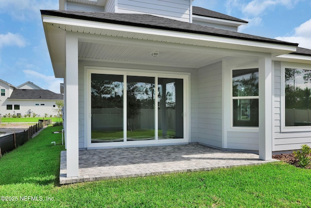374 Sutton Dr, Ponte Vedra, FL 32081 - entrance to property featuring a lawn and a patio