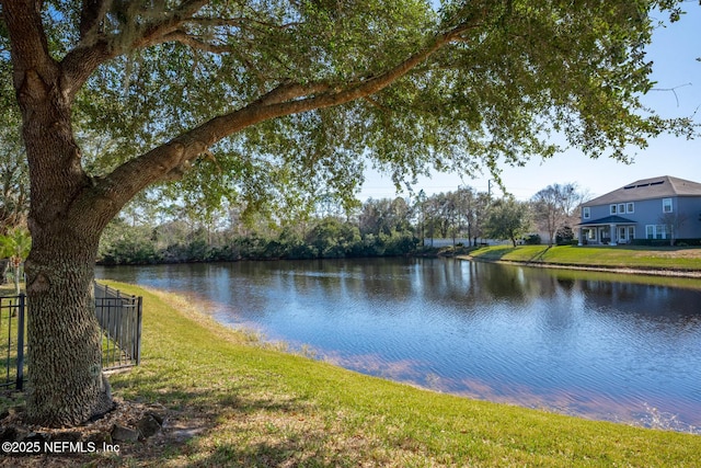 view of water feature