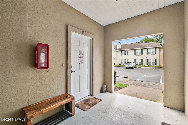 view of entrance to property