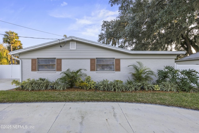 view of front of home