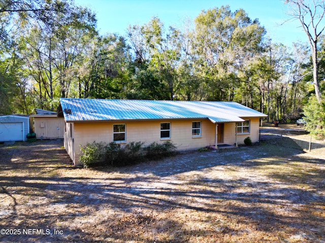 view of ranch-style home