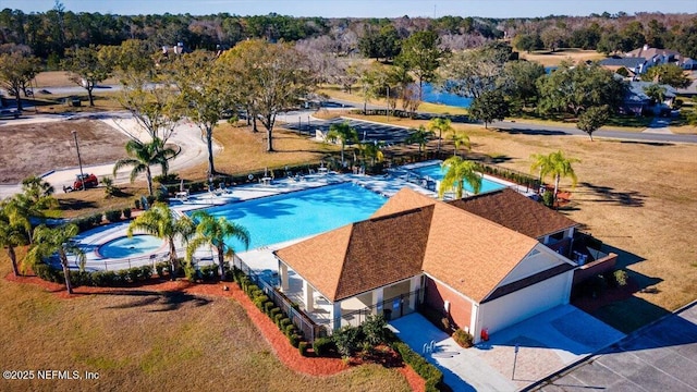 view of pool