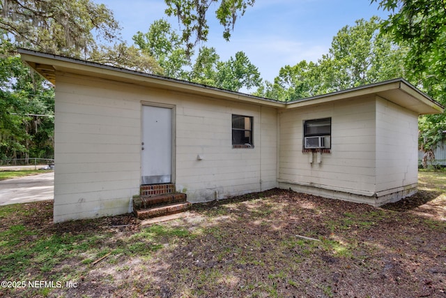 view of rear view of property