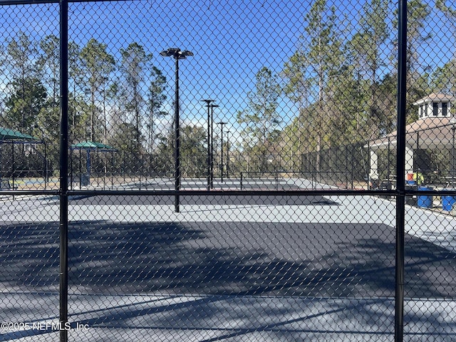 view of tennis court