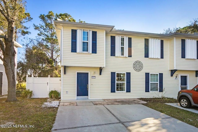 view of front of property with a patio area