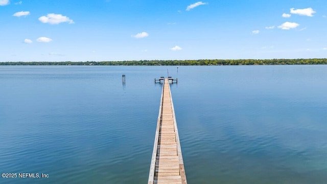 1814 Royal Fern Ln, Fleming Island, FL 32003 - dock area featuring a water view