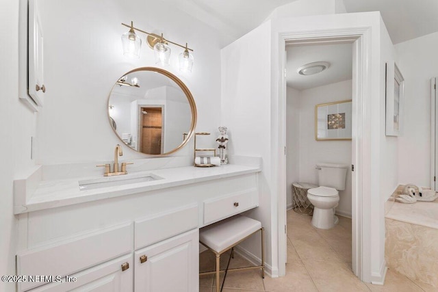 1814 Royal Fern Ln, Fleming Island, FL 32003 - full bath featuring tile patterned flooring, toilet, and vanity
