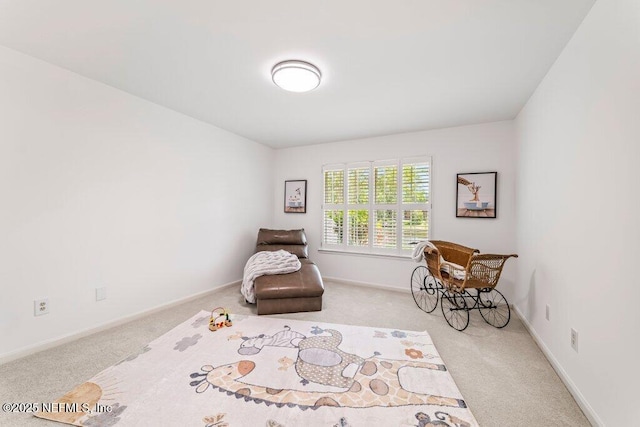 1814 Royal Fern Ln, Fleming Island, FL 32003 - living area featuring carpet floors and baseboards
