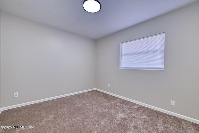 empty room with carpet floors