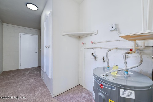 interior space with water heater