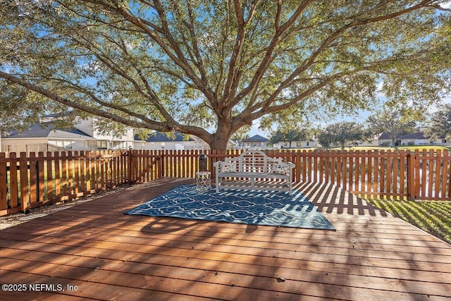 view of deck