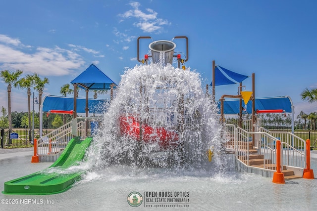 view of jungle gym