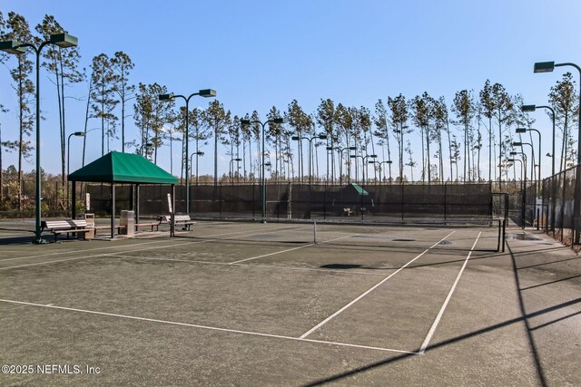 view of sport court