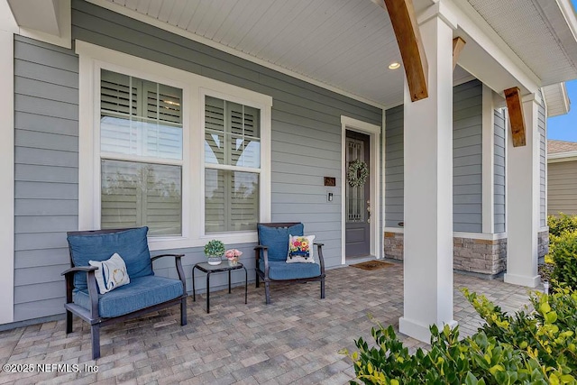 view of patio / terrace featuring a porch