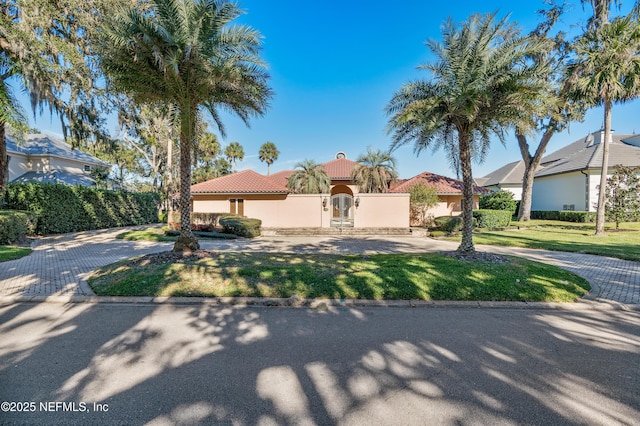 view of mediterranean / spanish home