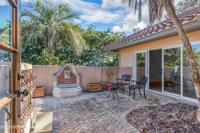 view of patio