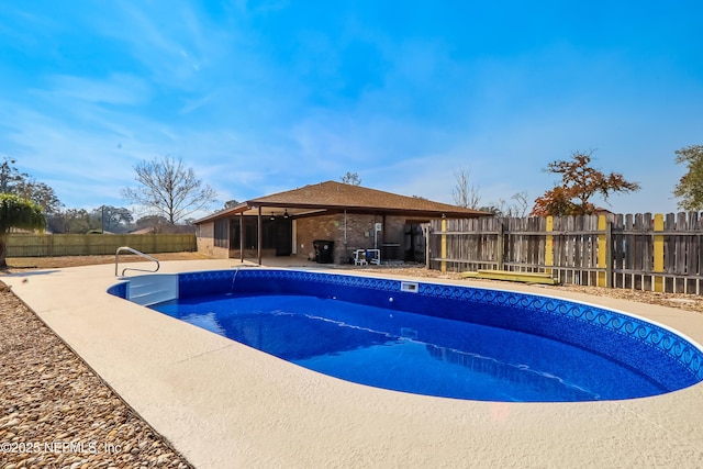 view of pool