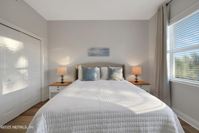 2003 Windjammer Ln, Saint Augustine, FL 32084 - bedroom featuring hardwood / wood-style flooring and a closet