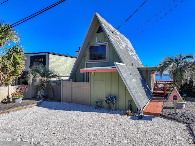 view of front of home