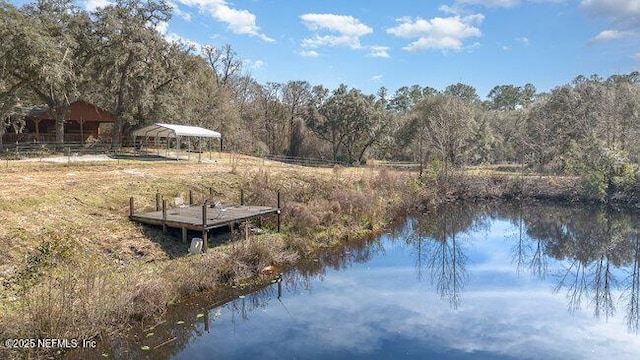 property view of water