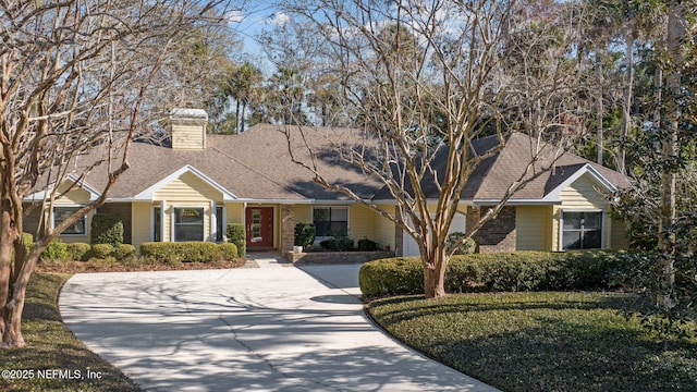 view of front of property