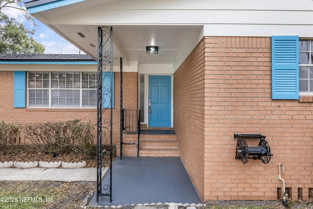 view of entrance to property