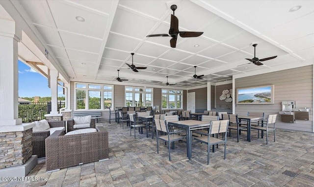 view of patio / terrace featuring outdoor lounge area