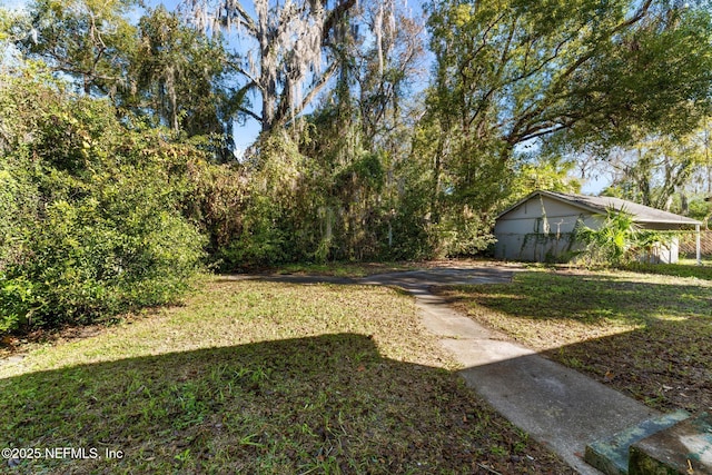 view of yard