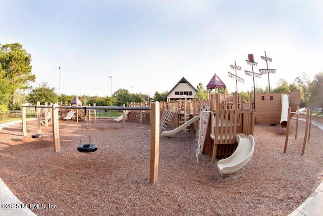 view of communal playground