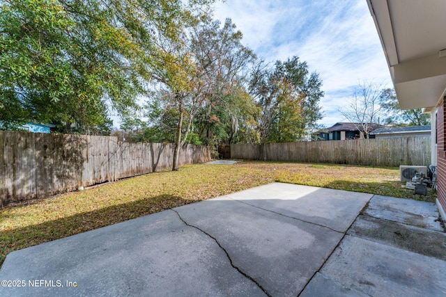 view of yard featuring a patio area