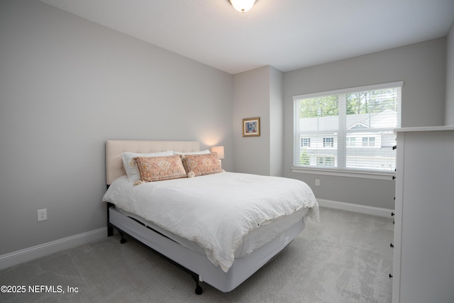 bedroom with carpet floors