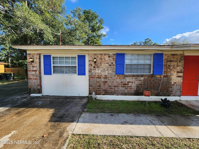 view of ranch-style home