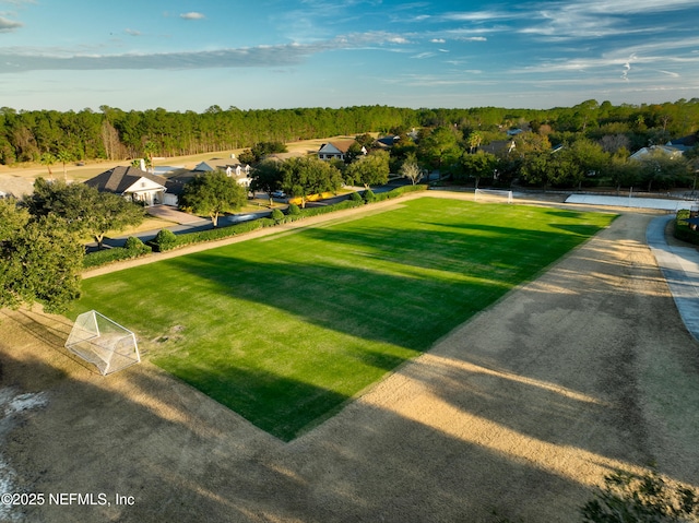 drone / aerial view