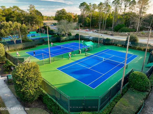 view of sport court