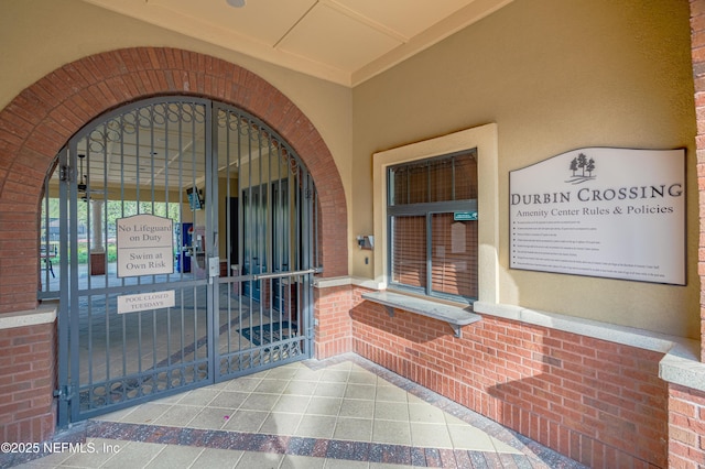 view of entrance to property