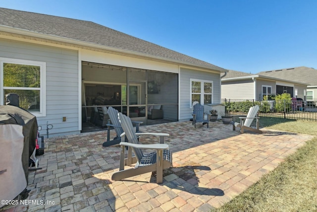 view of patio / terrace with grilling area